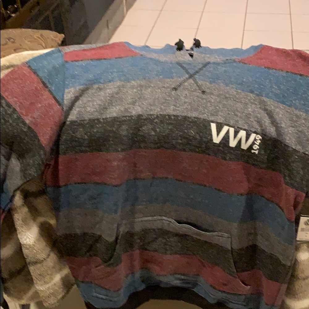 Volkswagen sweatshirt with hood size Large New WT